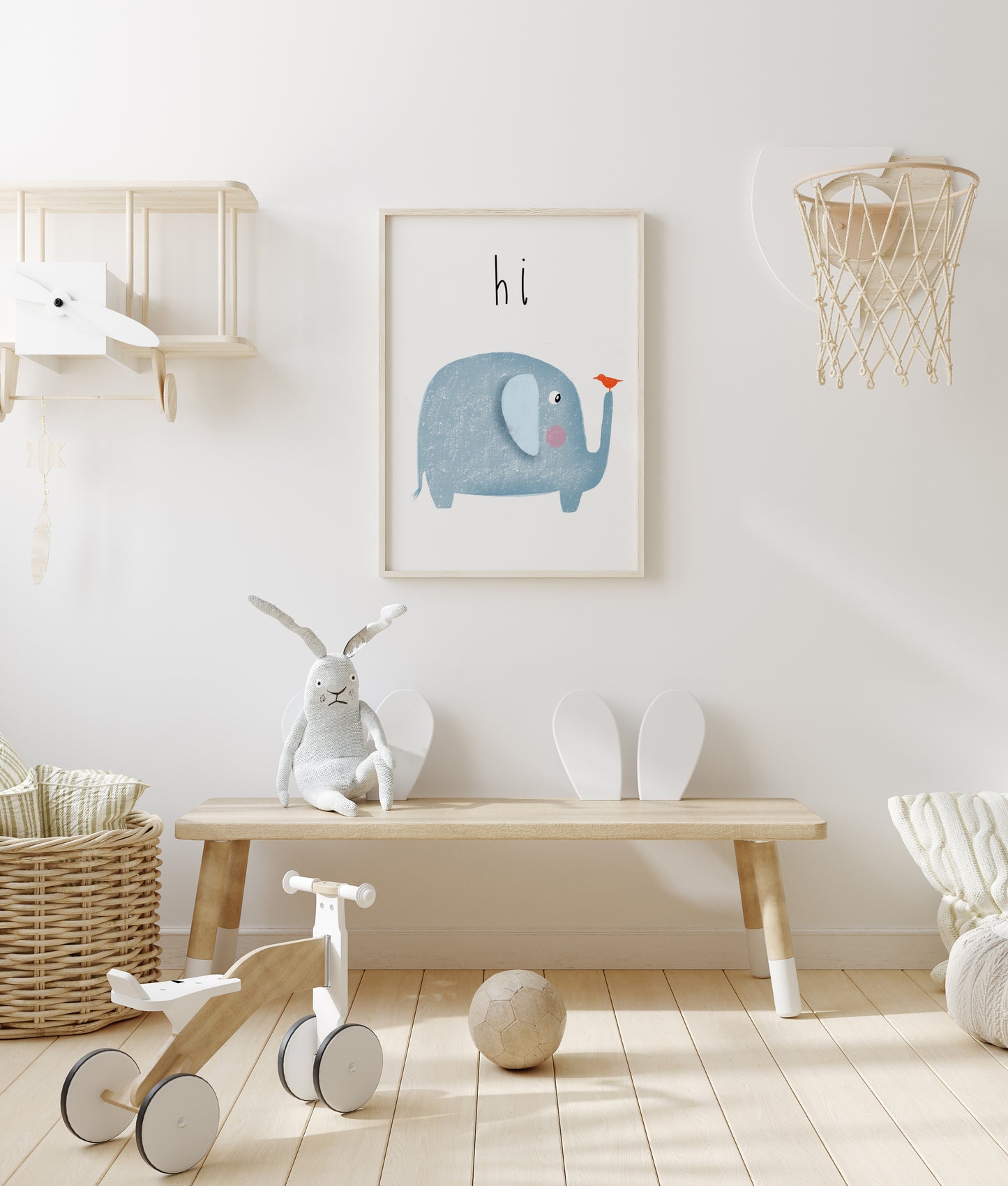 "Friendly Elephant" Fine Art Print