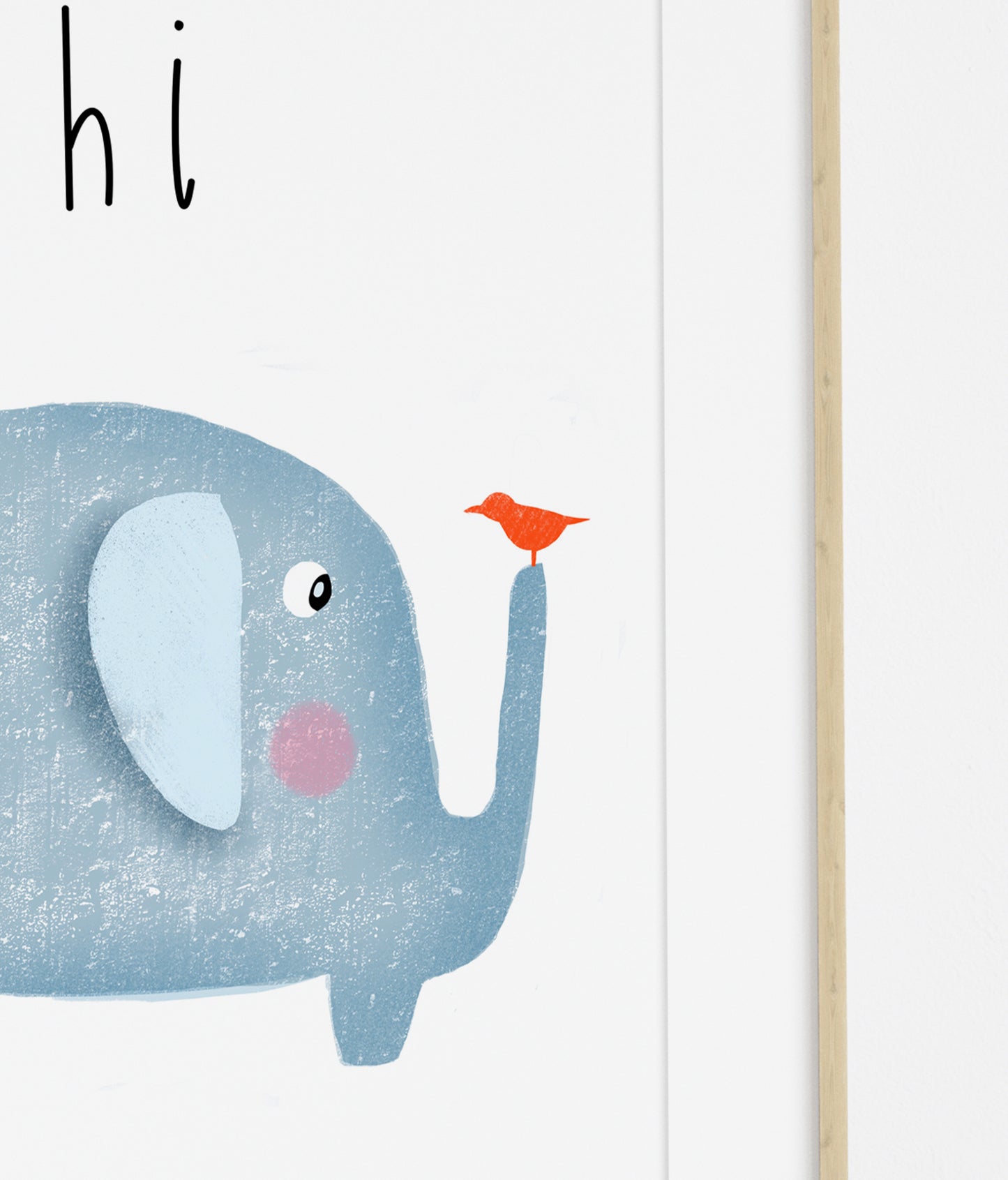 "Friendly Elephant" Fine Art Print