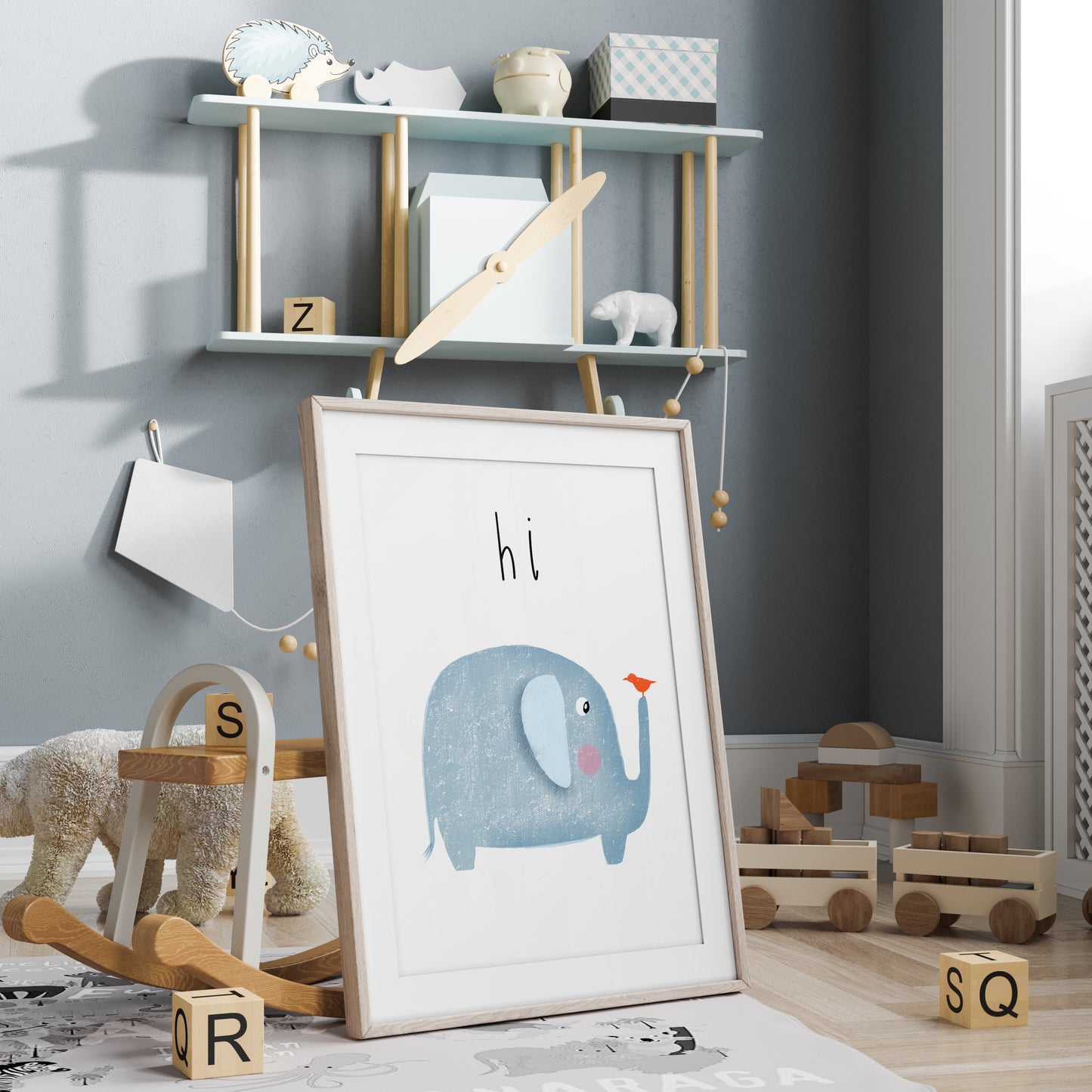 "Friendly Elephant" Fine Art Print