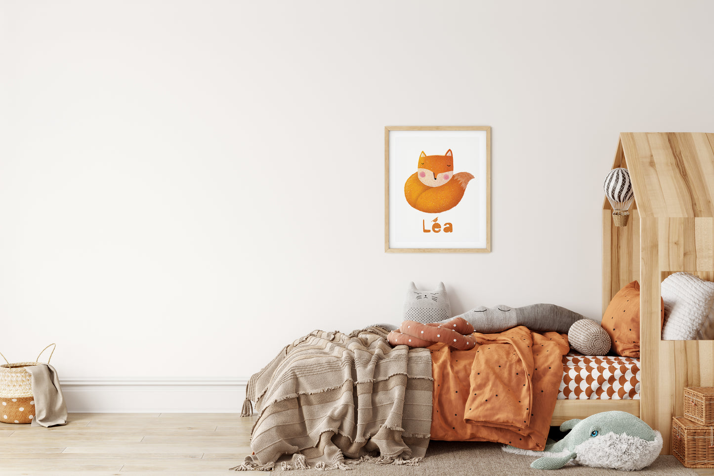 "Personalized Fox" Fine Art Print