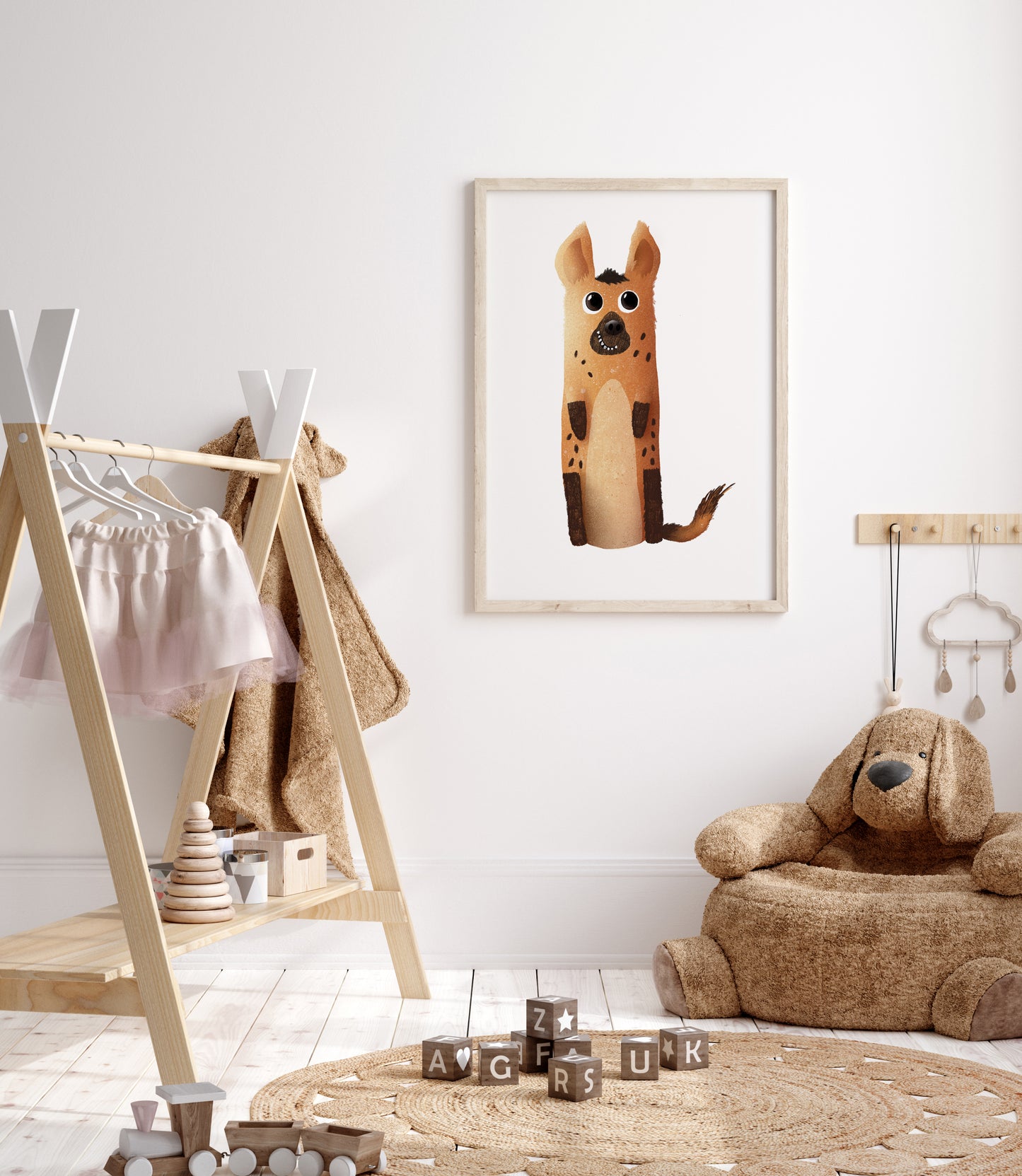 "Playful Hyene" Fine Art Print