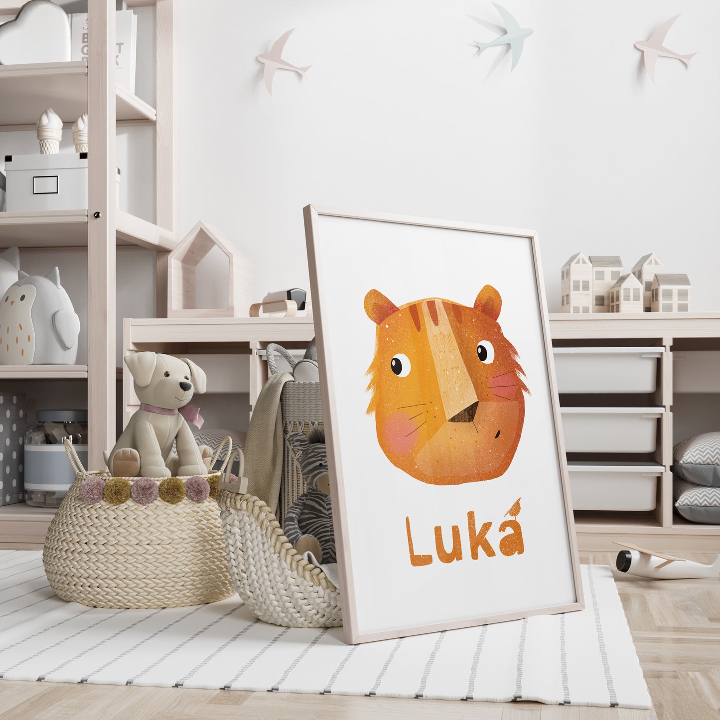 "Personalized Tiger Luka" Fine Art Print