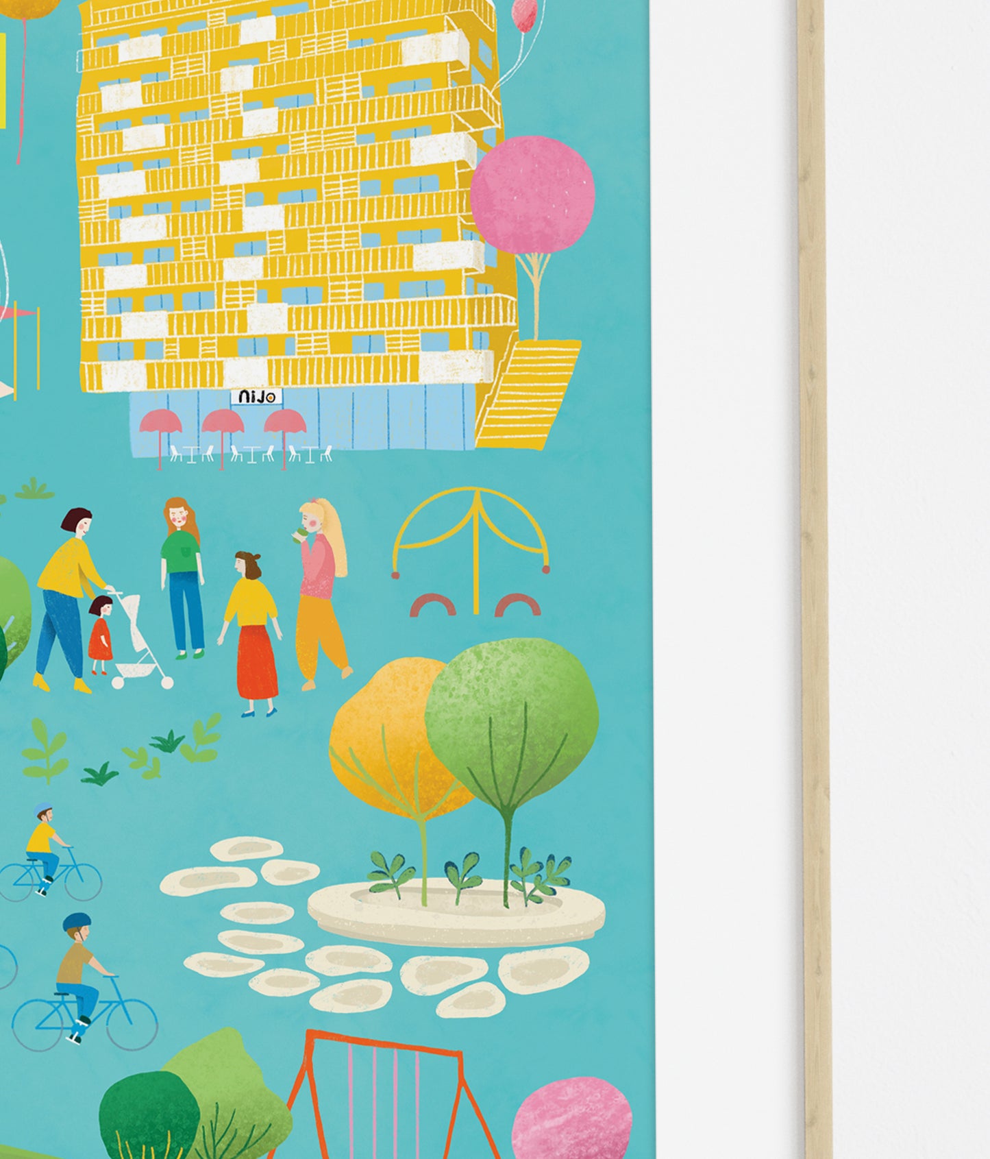 "Trienna Cityscape" Fine Art Print
