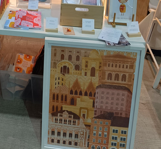 Vienna Architectural Marvels — A Fine Art Print Filled With Memory, Color & Love