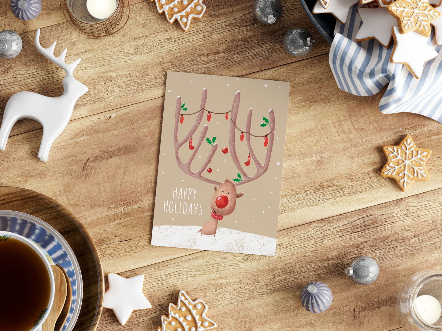 Card - The Quirky Reindeer Card
