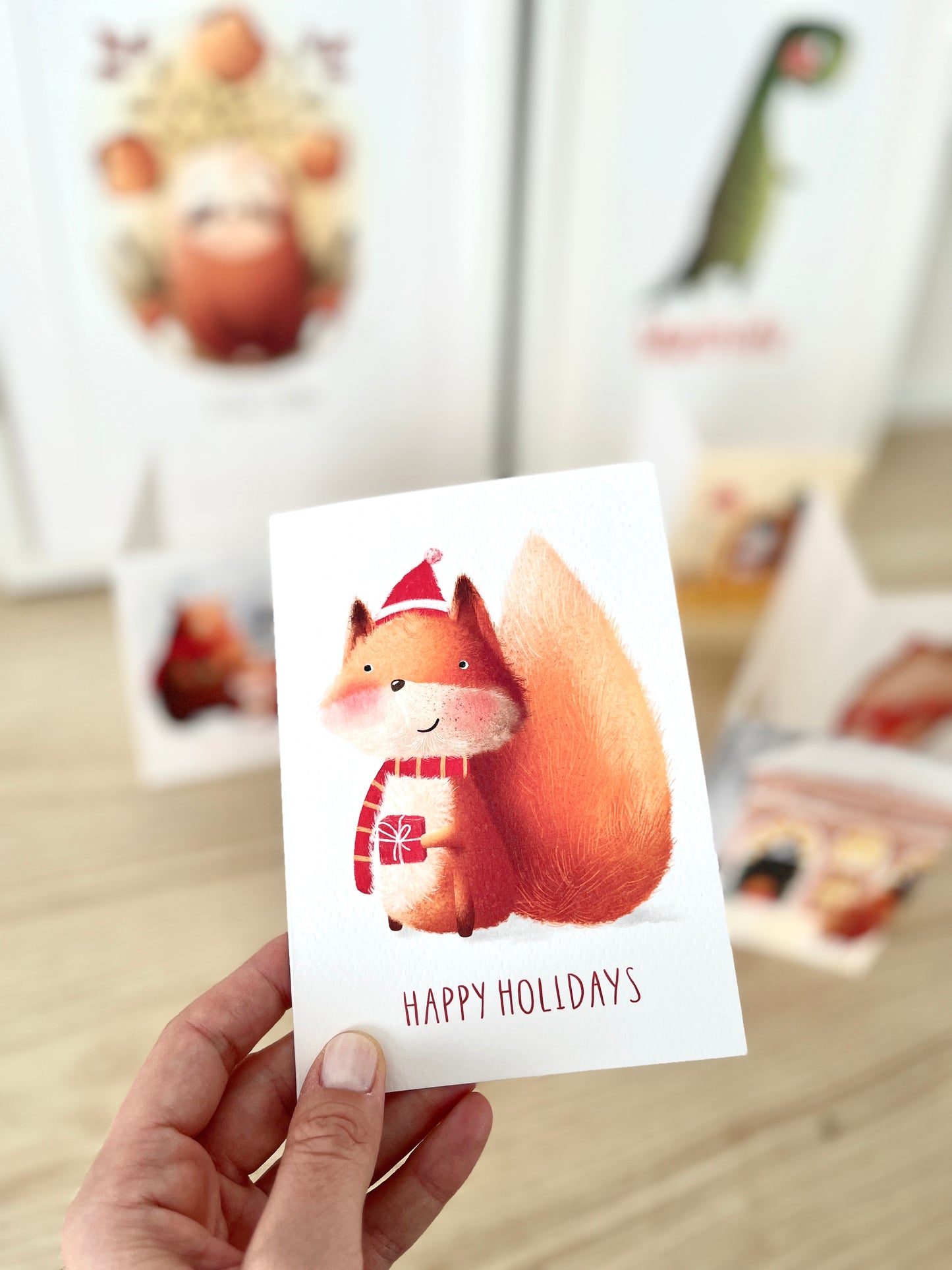 Card - A Foxy Way to Say “Happy Holidays”