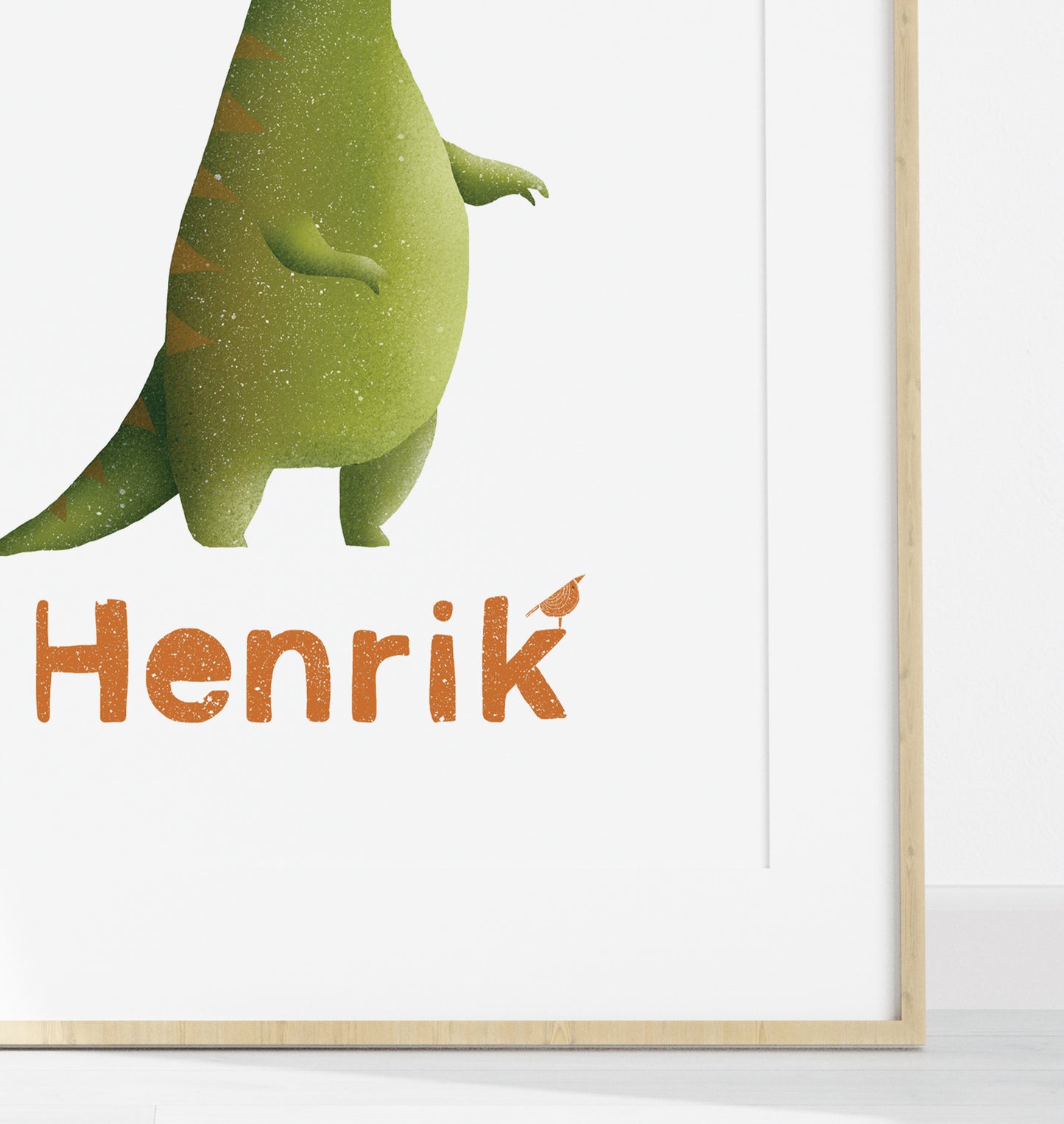 "Personalized Dinosaur" Fine Art Print