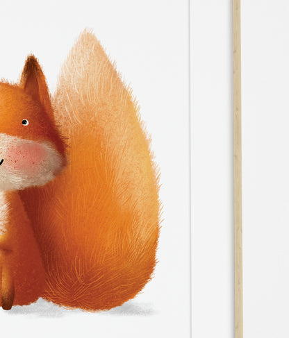"Woodland Friends" Fine Art Print Set
