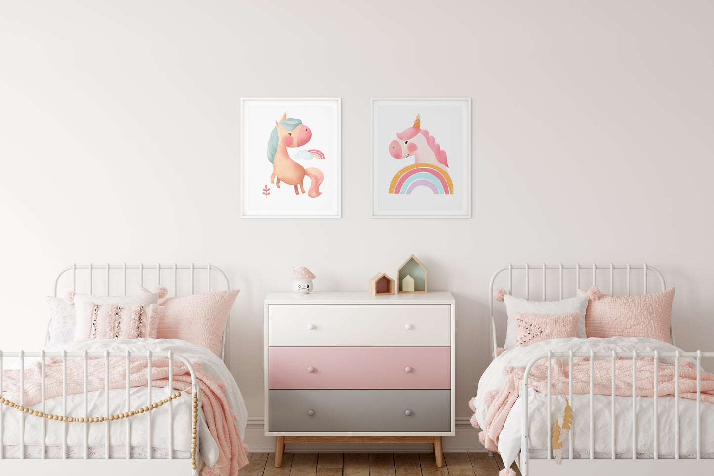 "Unicorn Duo" Fine Art Print Set