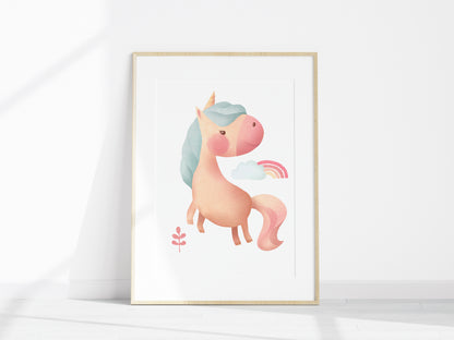 "Unicorn Duo" Fine Art Print Set