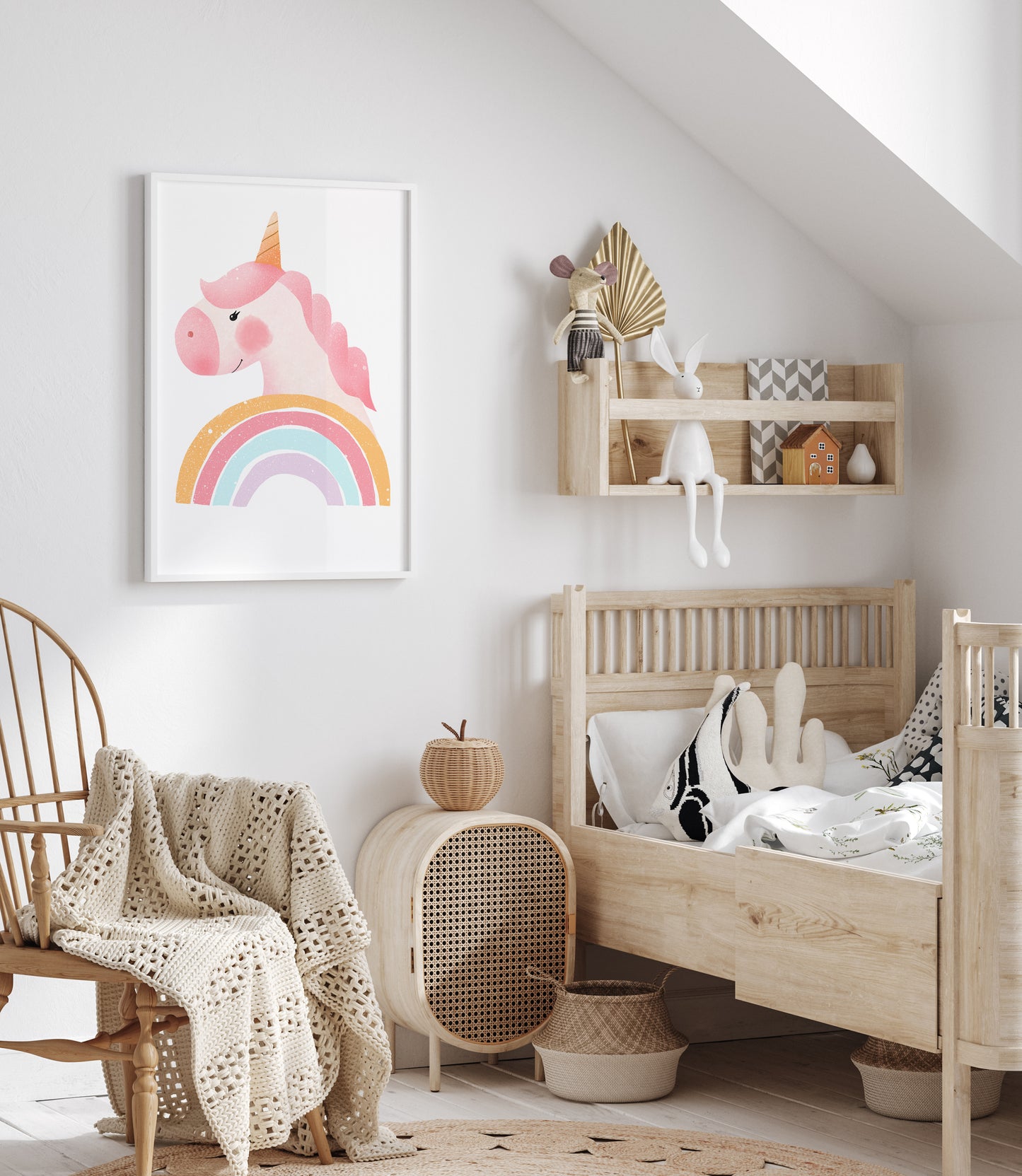 "Rainbow Unicorn" Fine Art Print