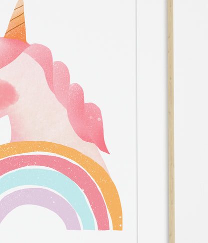 "Unicorn Duo" Fine Art Print Set